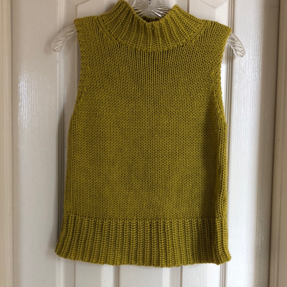 Express Green Cowl Turtleneck Sweater